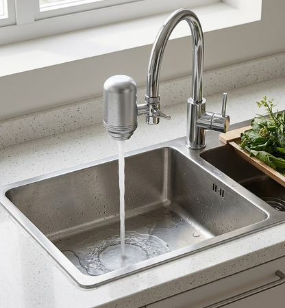 Filtre à eau pour robinet en inox