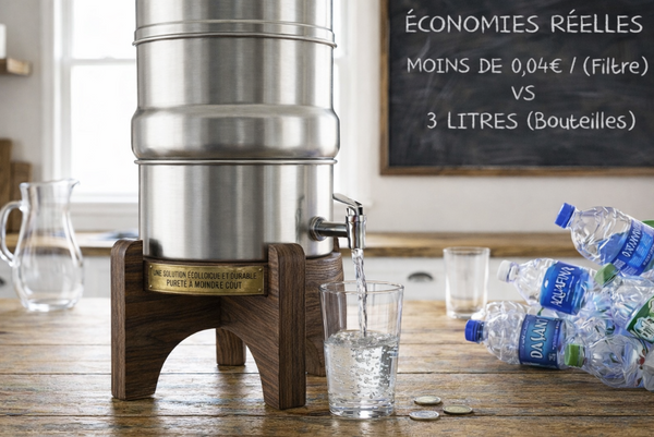 Économise-t-on avec un filtre à eau ?
