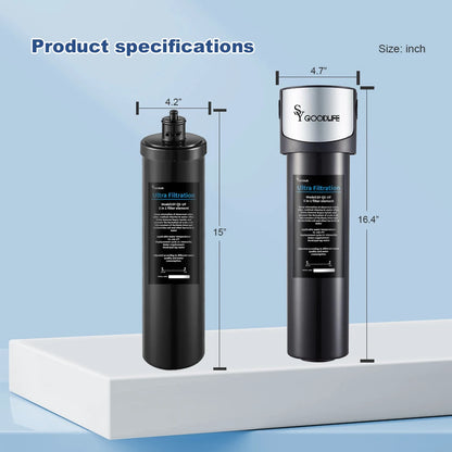 Filtre à eau sous évier à filtration multi-étapes | HYDRAVA