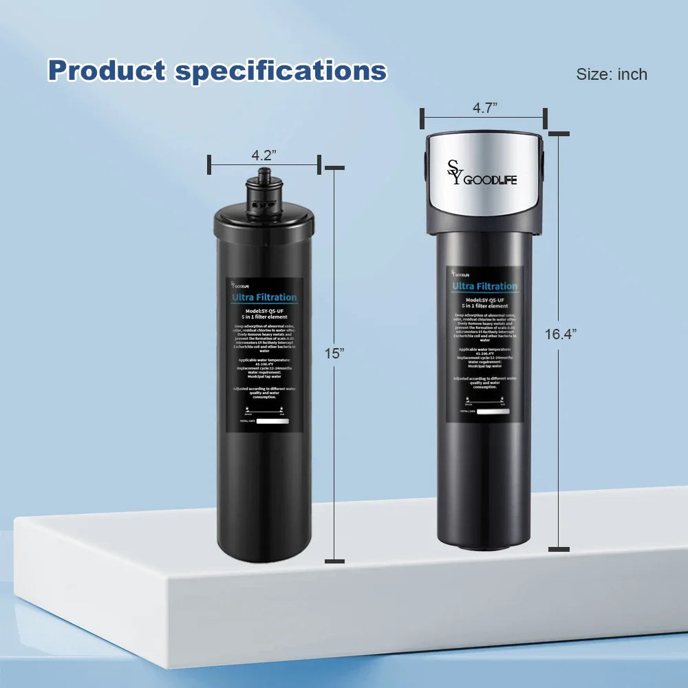 Filtre à eau sous évier à filtration multi-étapes | HYDRAVA