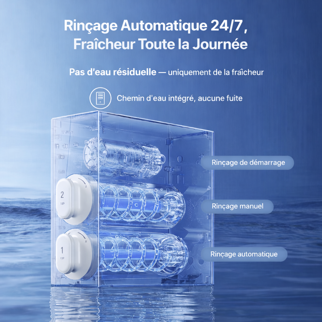 Filtre à eau sous évier à osmose inverse 800 GPD