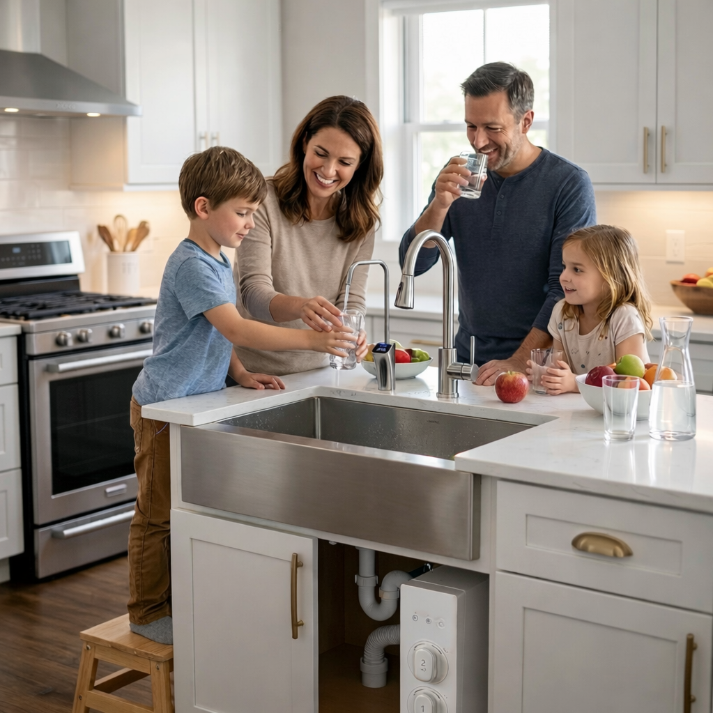 Filtre à eau sous évier à osmose inverse 800 GPD