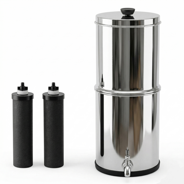 Filtre à eau gravitationnel en inox